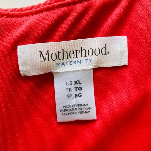 Motherhood Maternity | Cap Sleeve Textured Top XL - Picture 7 of 8